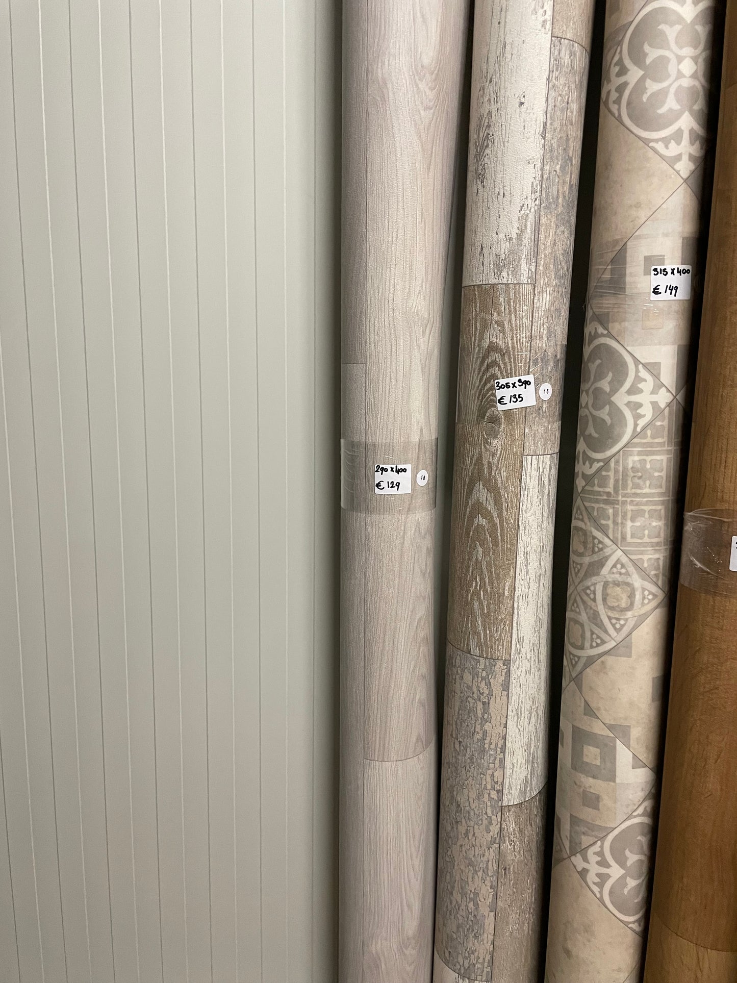 Licht Noestarm Eiken Grijs Vinyl Restpartij |2,90x4,00mtr