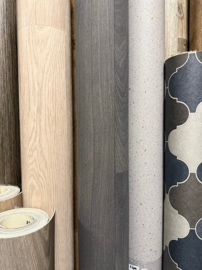 Antraciet Eiken Vinyl Restpartij | 2,30x4,00mtr (9,2m2)