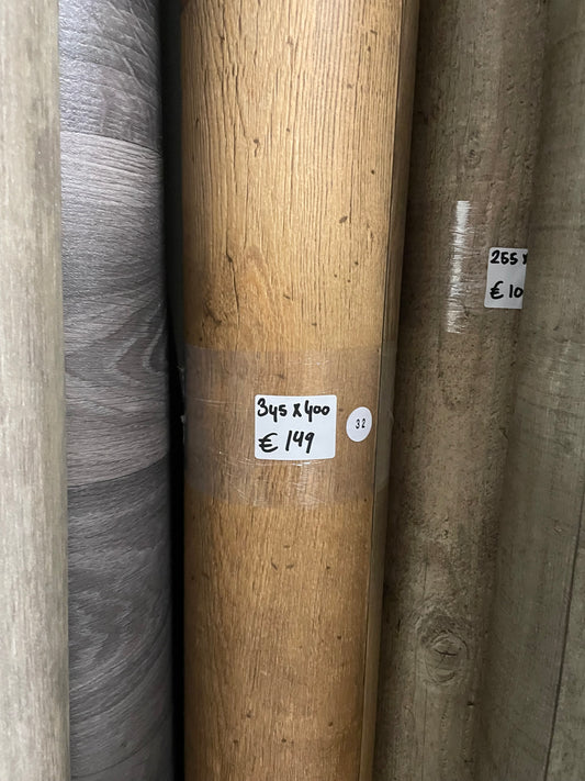 Warm Landelijk Eiken Vinyl Restpartij | 3,45x4,00mtr