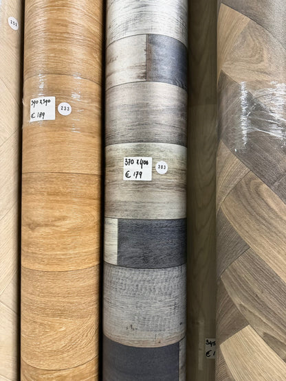 Multikleur Hout Vinyl Restpartij | 3,70x4,00 (14,8m2)