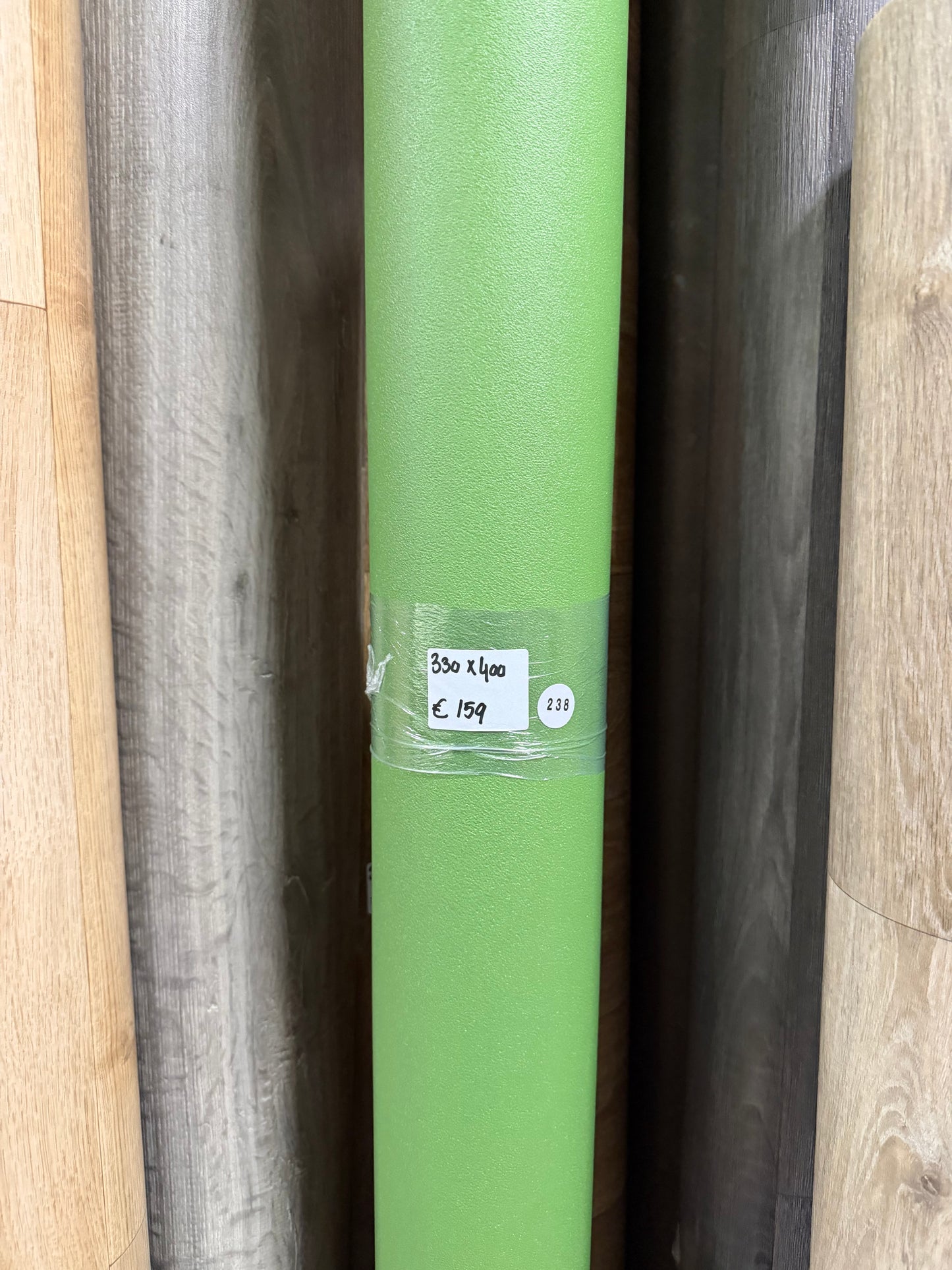 Groen Vinyl Restpartij | 3,30x4,00mtr