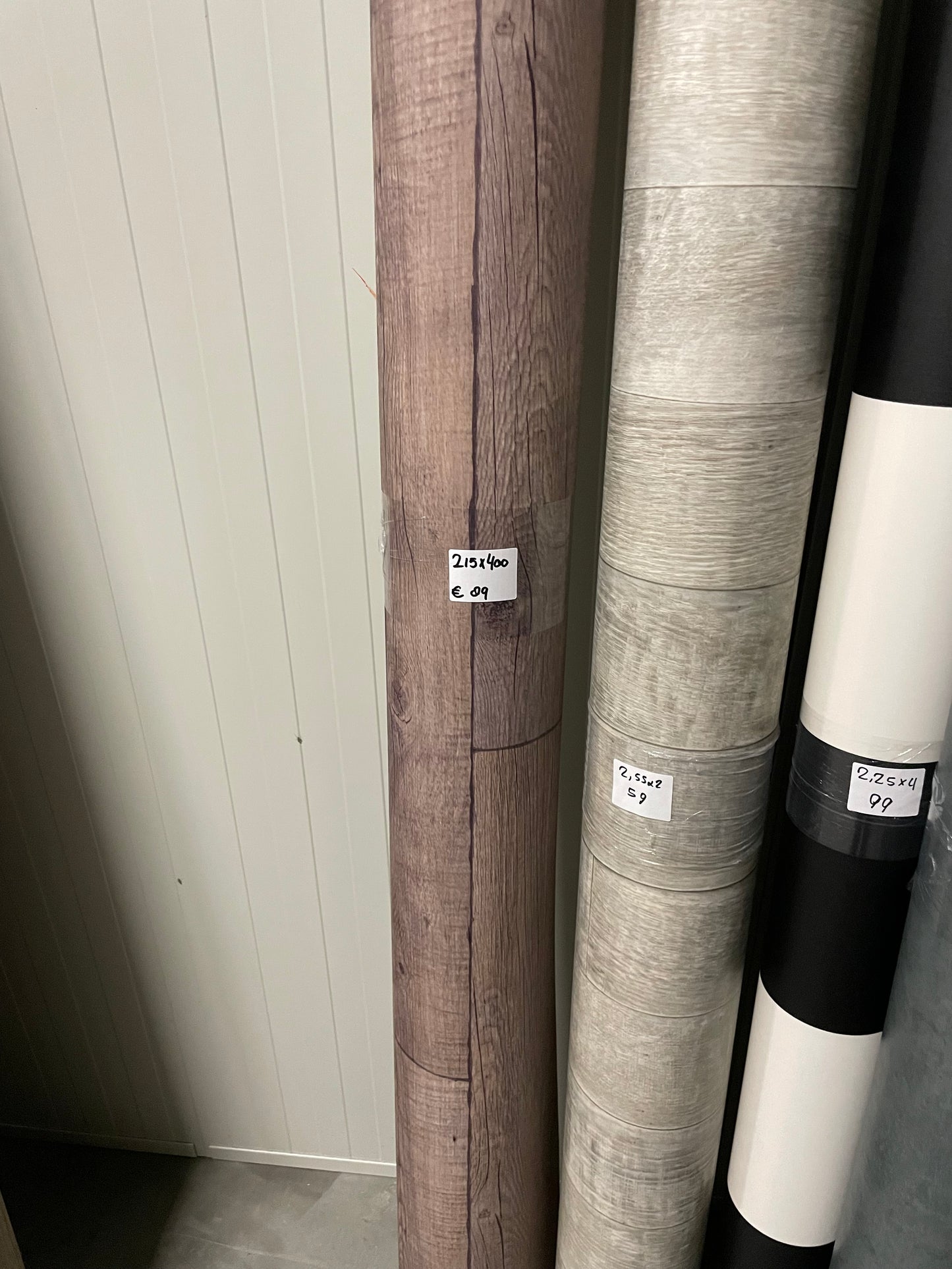 Grijsbruin Eiken Vinyl Restpartij | 2,15x4,00mtr