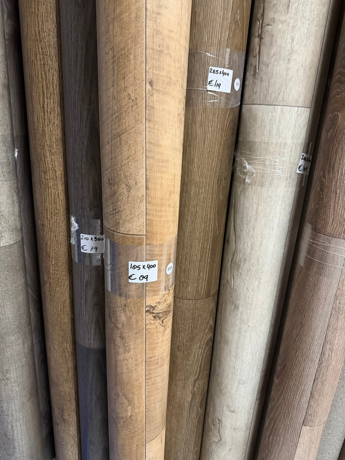 Licht Boer Eiken Vinyl Restpartij | 1,85x4,00mtr (7,4m2)
