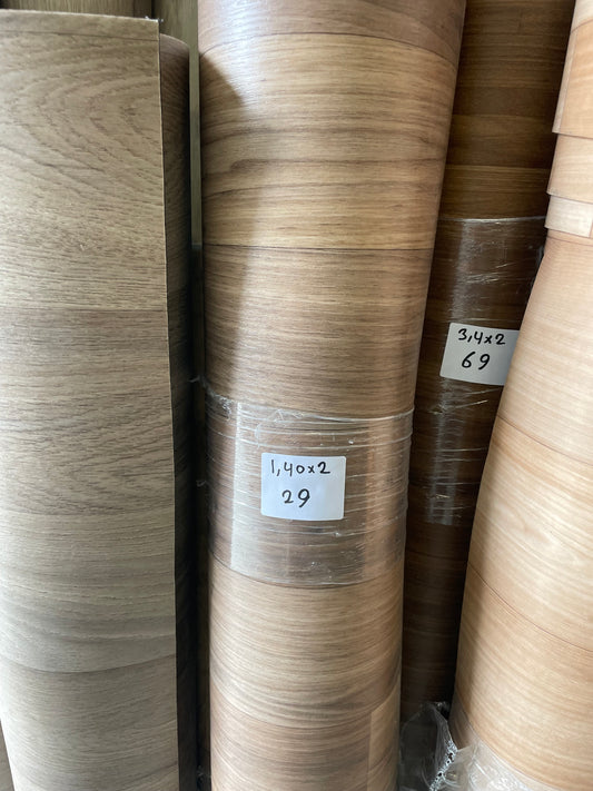 Bruin Oud Eiken Vinyl Coupon | 1,40x2,00mtr