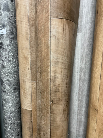 Rustiek Bruin Eiken Vinyl Restpartij | 2,05x4,00mtr