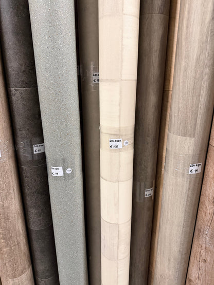 Wit Geblokt Vinyl Restpartij |
2,40x4,00mtr