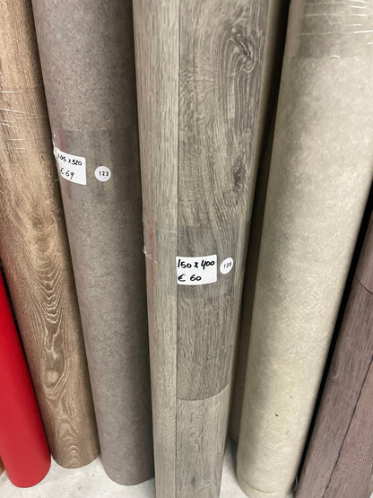 Grijsbruin Modern Eiken Vinyl Restpartij |
1,50x4,00mtr - Vinylrestpartij.nl 