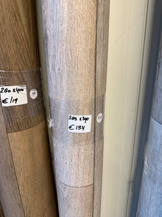 Grijsbruin Eiken Noestarm Vinyl Restpartij | 2,85x3,90mtr (11,1m2)