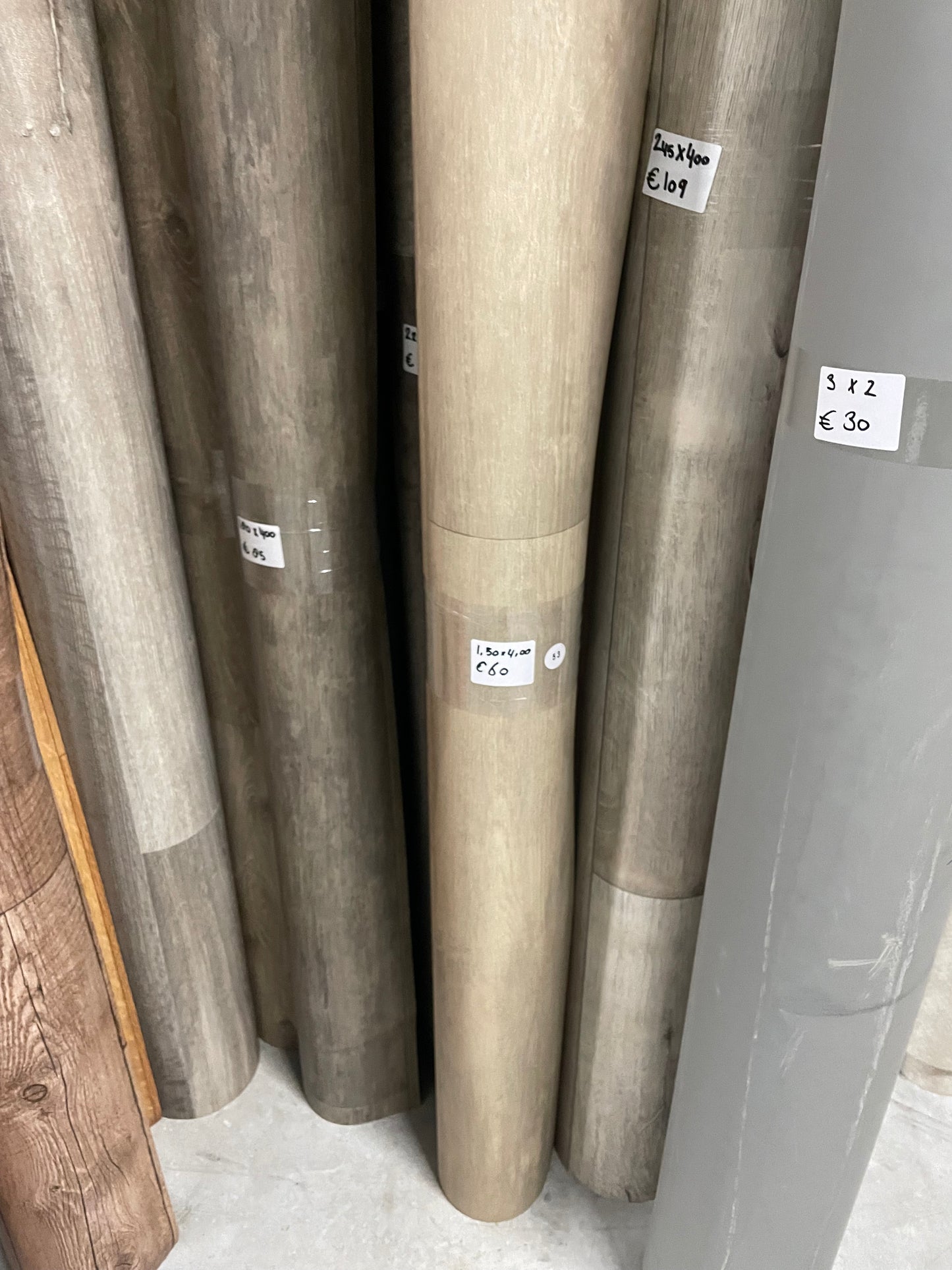 Licht Beige Eiken Vinyl Restpartij | 1,50x4,00mtr