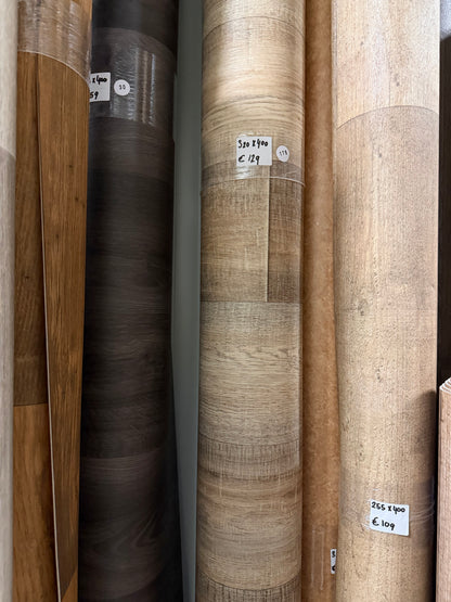 Landelijk Verouderd EikenVinyl Restpartij |
3,20x4,00mtr