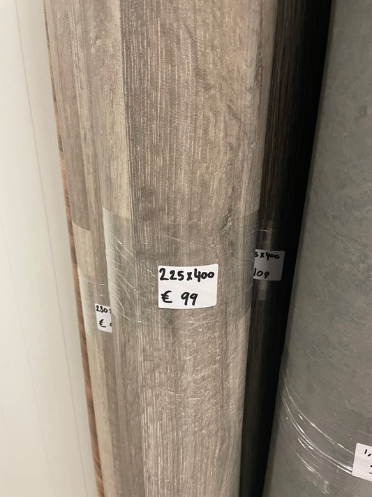 Grijsbruin Eiken Vinyl Restpartij | 2,25x4,00mtr