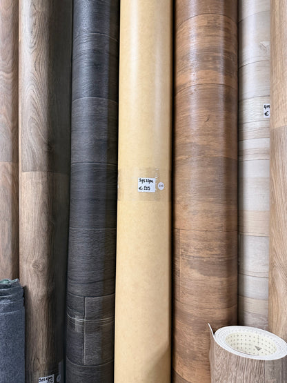 Beige Gemarmerd Vinyl Restpartij | 3,95x4,00mtr