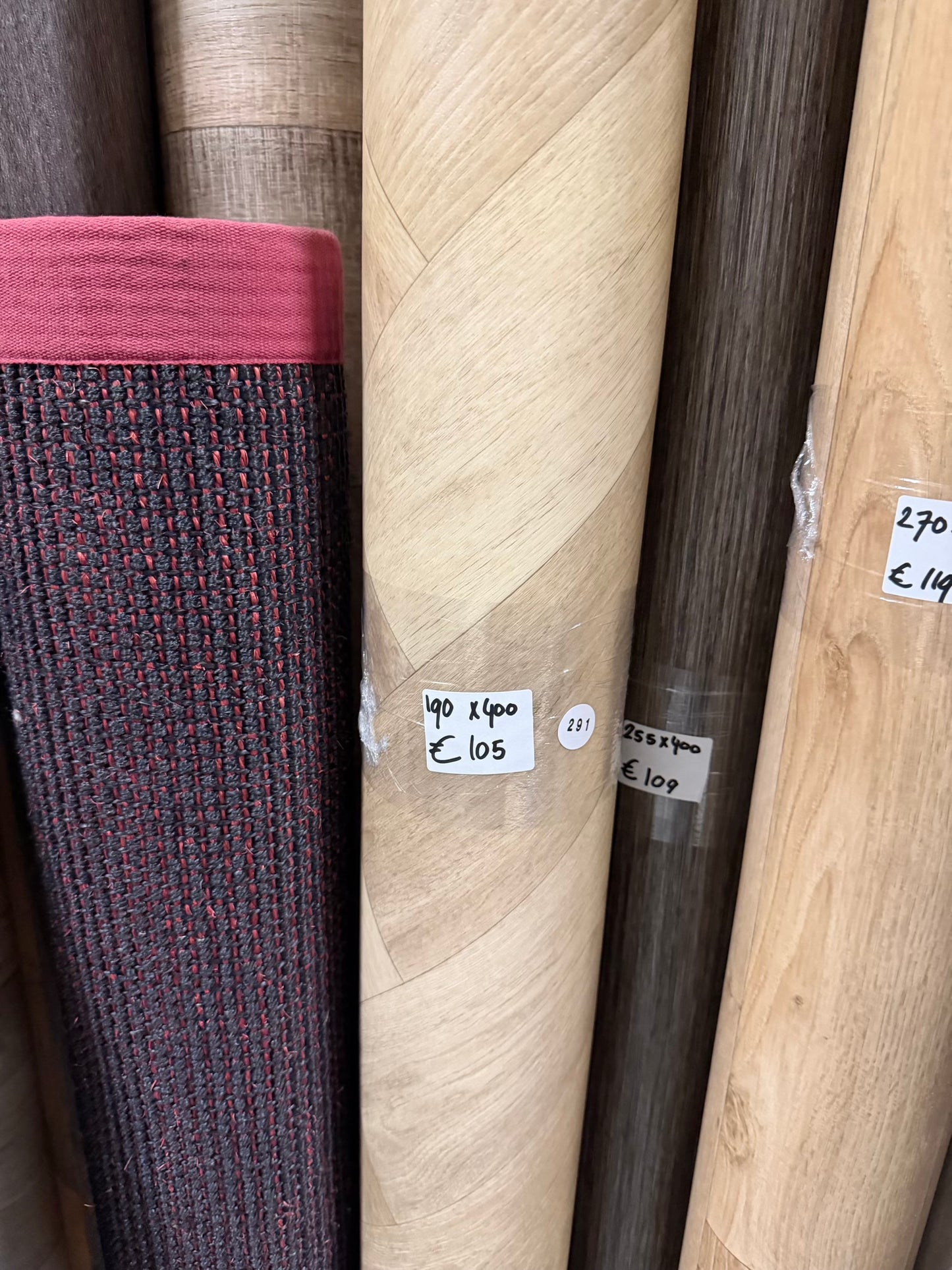 Licht Naturel Visgraat Vinyl Restpartij | 1,90x4,00mtr (7,6m2)