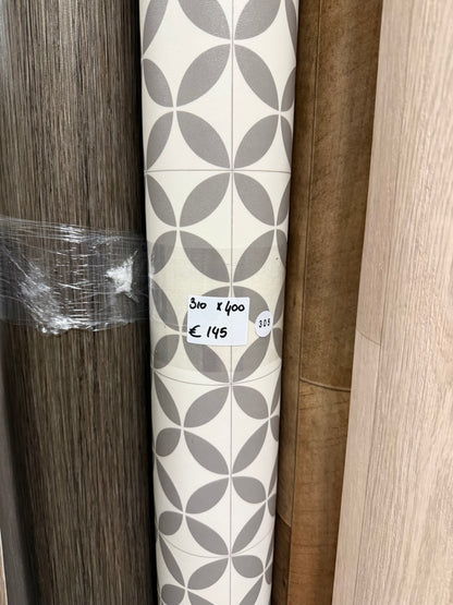 Cirkel Patroon Vinyl Restpartij | 3,10x4,00mtr (12,4m2)