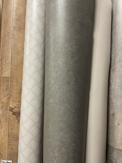 Donker Grijs Betonlook Project Vinyl Restant| 2,15x4,00mtr