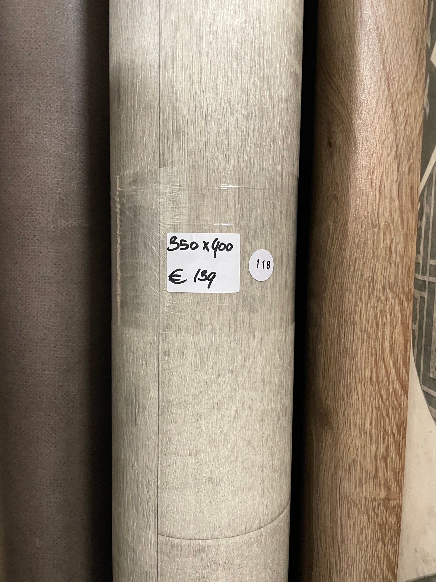 Naturel Beige Eiken Vinyl Restpartij | 3,50x4,00mtr - Vinylrestpartij.nl 