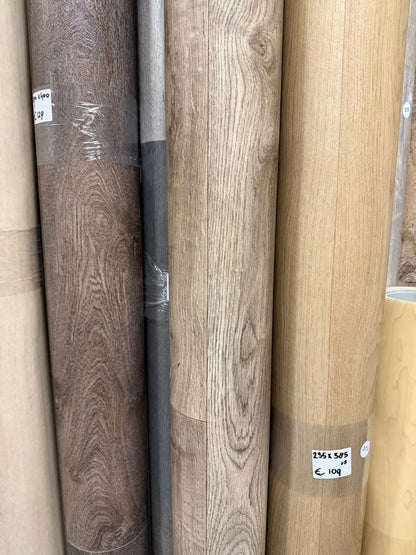 Rustiek Grijsbruin Eiken Vinyl Restpartij | 1,80x4,00 (7,2m2)