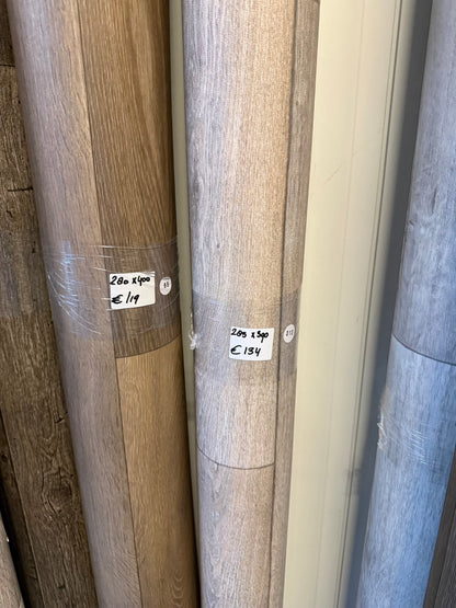 Grijsbruin Eiken Noestarm Vinyl Restpartij | 2,85x3,90mtr (11,1m2)