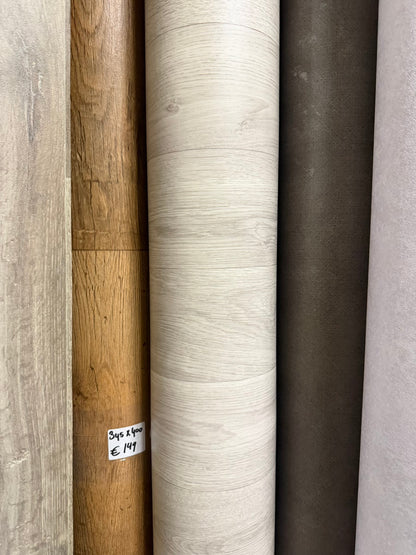 Wit Eiken Vinyl Restpartij | 4,30x3,90mtr (16,7m2)