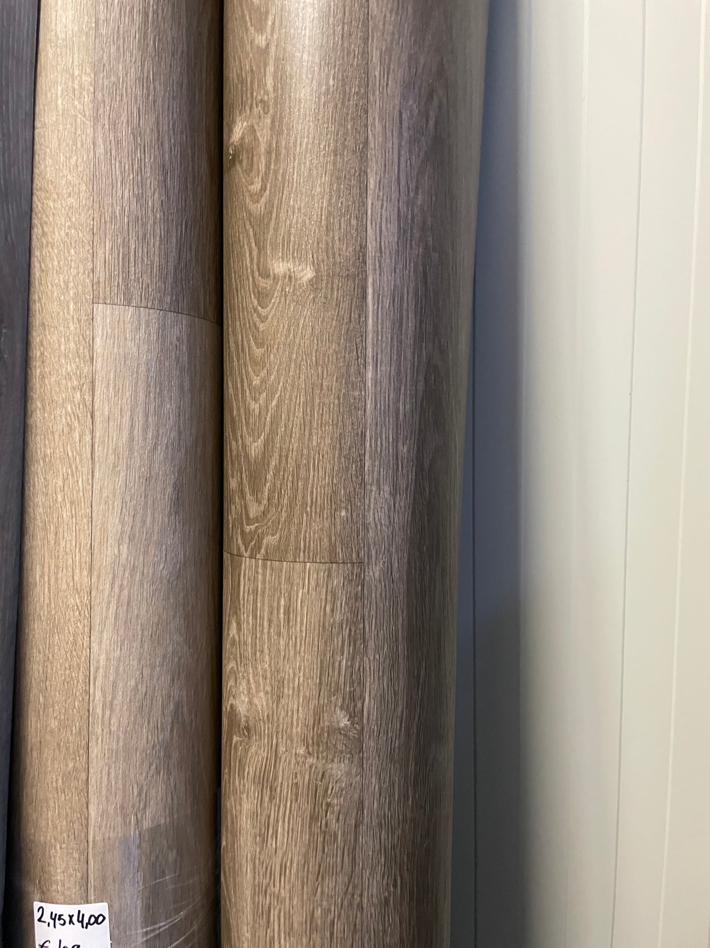 Donkerbruin Eiken Vinyl Restpartij | 2,15x4,00mtr