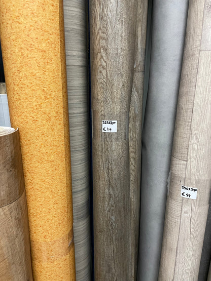 Donker Eiken Vinyl Restpartij | 3,25x4,00mtr