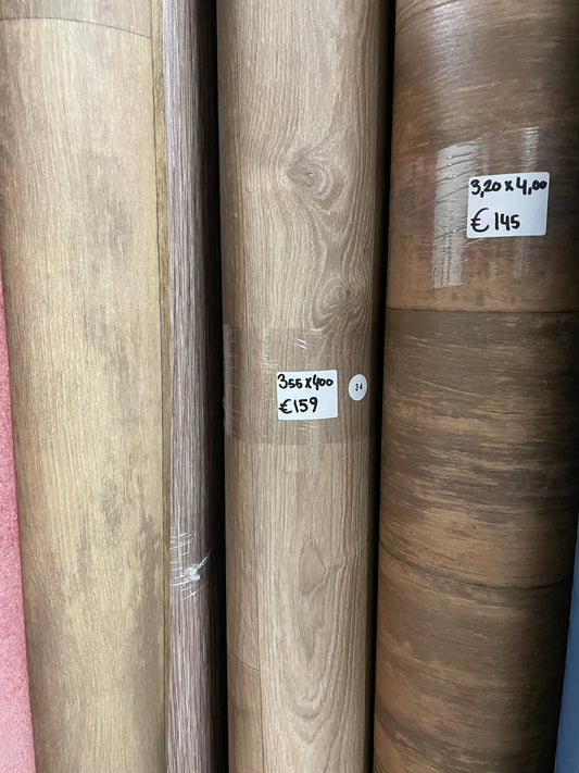 Licht Natuur Eiken Vinyl Restpartij | 3,55x4,00mtr