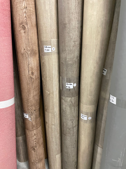 Forbo Novilon Grijsbruin Eiken Project Vinyl Restpartij | 1,80x4,00mtr