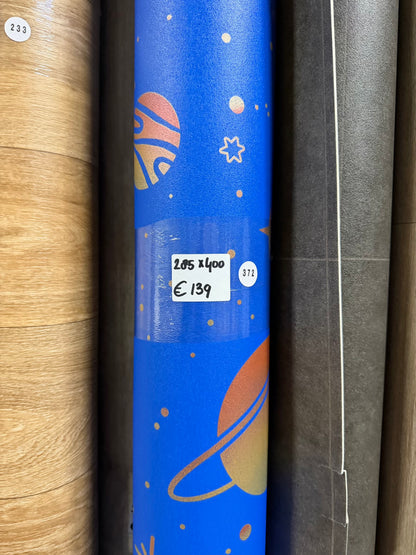 Kinder Vinyl Thema Heelal Restpartij | 2,85x4,00 (11,4m2)