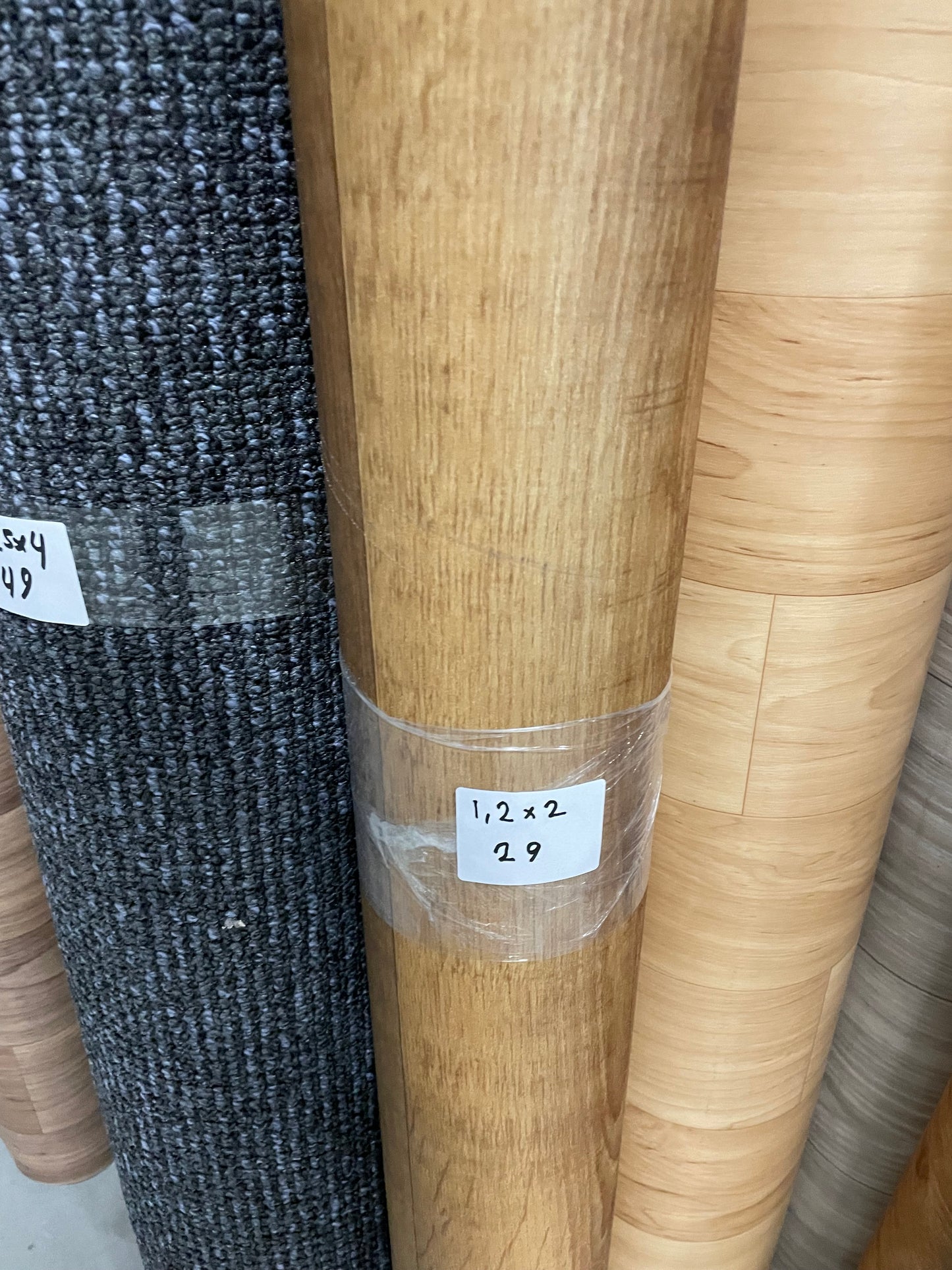 Landelijk Bruin Vinyl Restpartij | 1,20x2,00mtr
