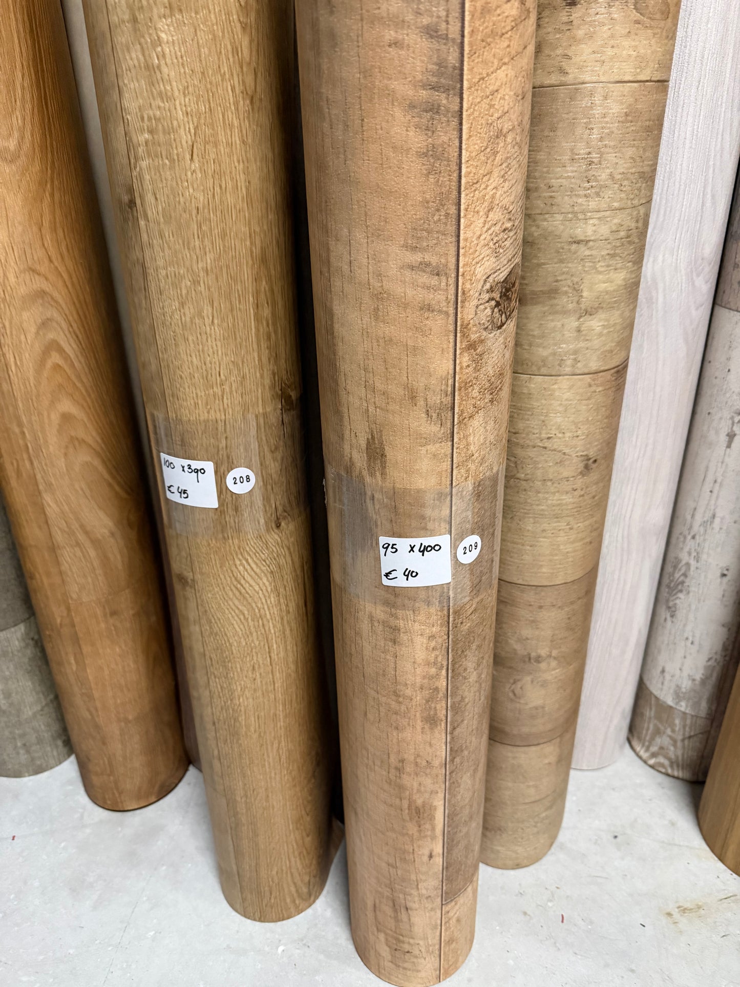 Rustiek Eiken WC/Toilet Vinyl Restpartij |
0,95x4,00mtr