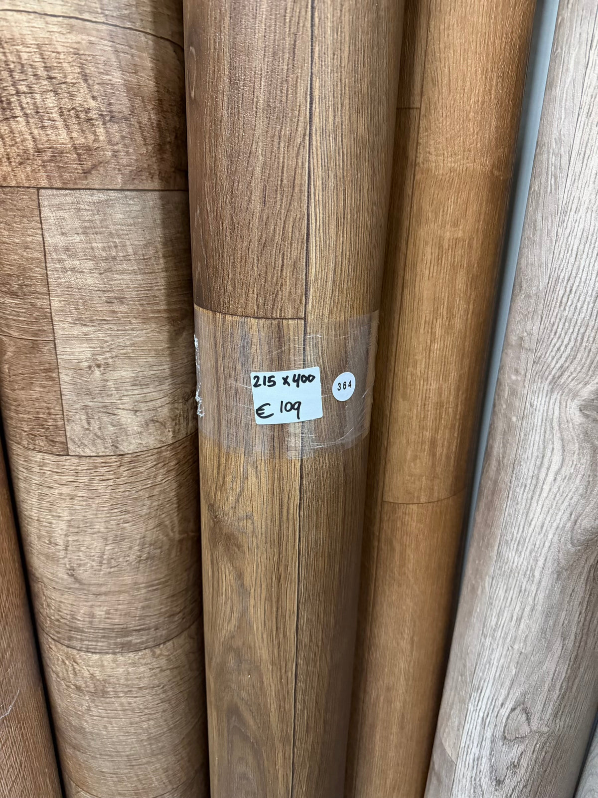 Donker Bruin Eiken Vinyl Restpartij | 2,15x4,00 (8,6m2)