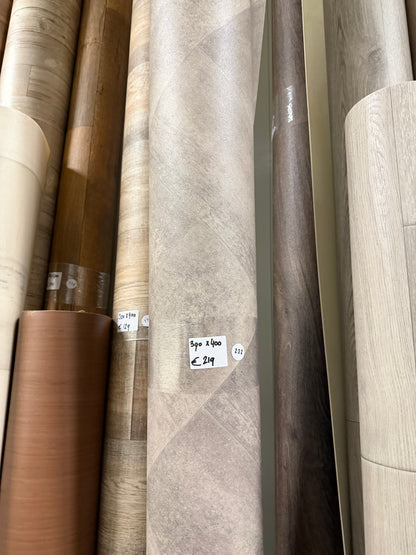 Visgraat Grijs BetonlookVinyl Restpartij |
3,90x4,00mtr