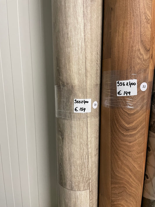 Licht Naturel Eiken Vinyl Restpartij | 3,55x4,00mtr