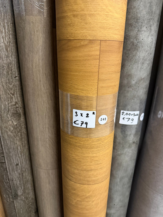 Warm Eiken Project Vinyl Restpartij | 2,00x3,00mtr (Extra Harde Toplaag)