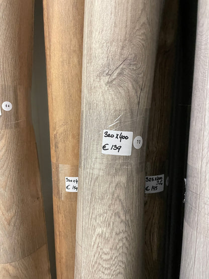 Greige Landelijk Eiken Vinyl Restpartij | 3,20x4,00mtr