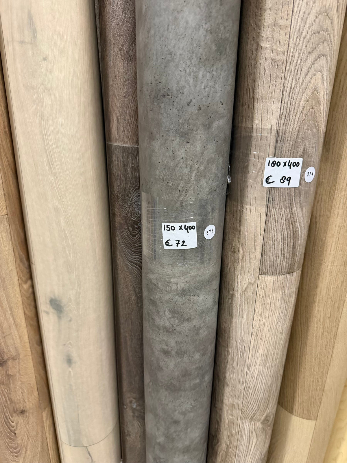 Donker Industrieel Beton Vinyl Restpartij | 1,50x4,00 (6,0m2)