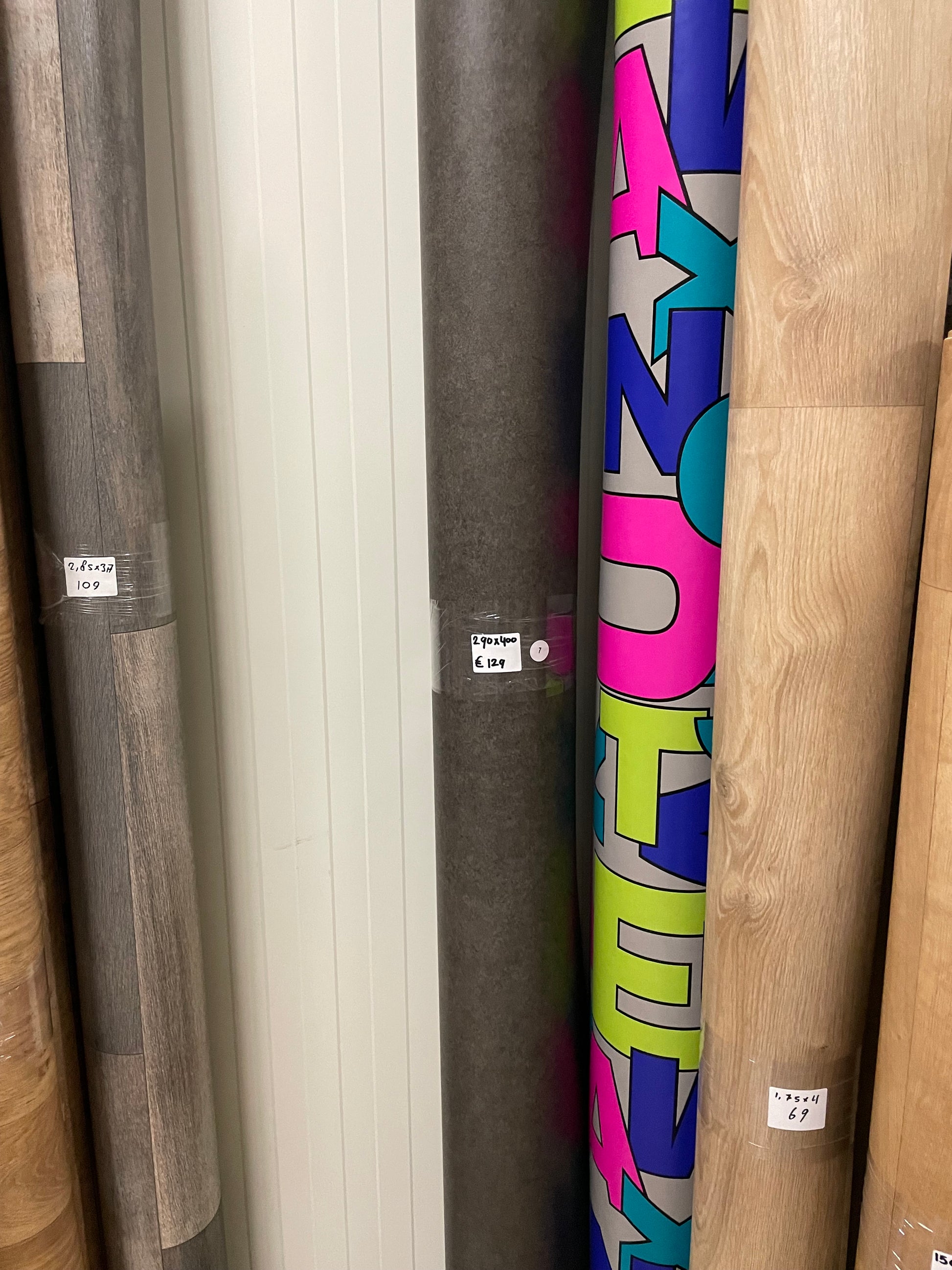 Antraciet Betonlook Project Vinyl Restpartij | 2,90x4,00mtr - Vinylrestpartij.nl 
