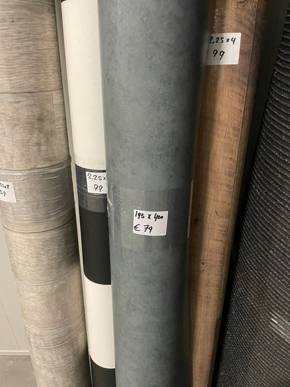 Antraciet Betonlook Vinyl Restpartij | 1,95x4,00mtr - Vinylrestpartij.nl 