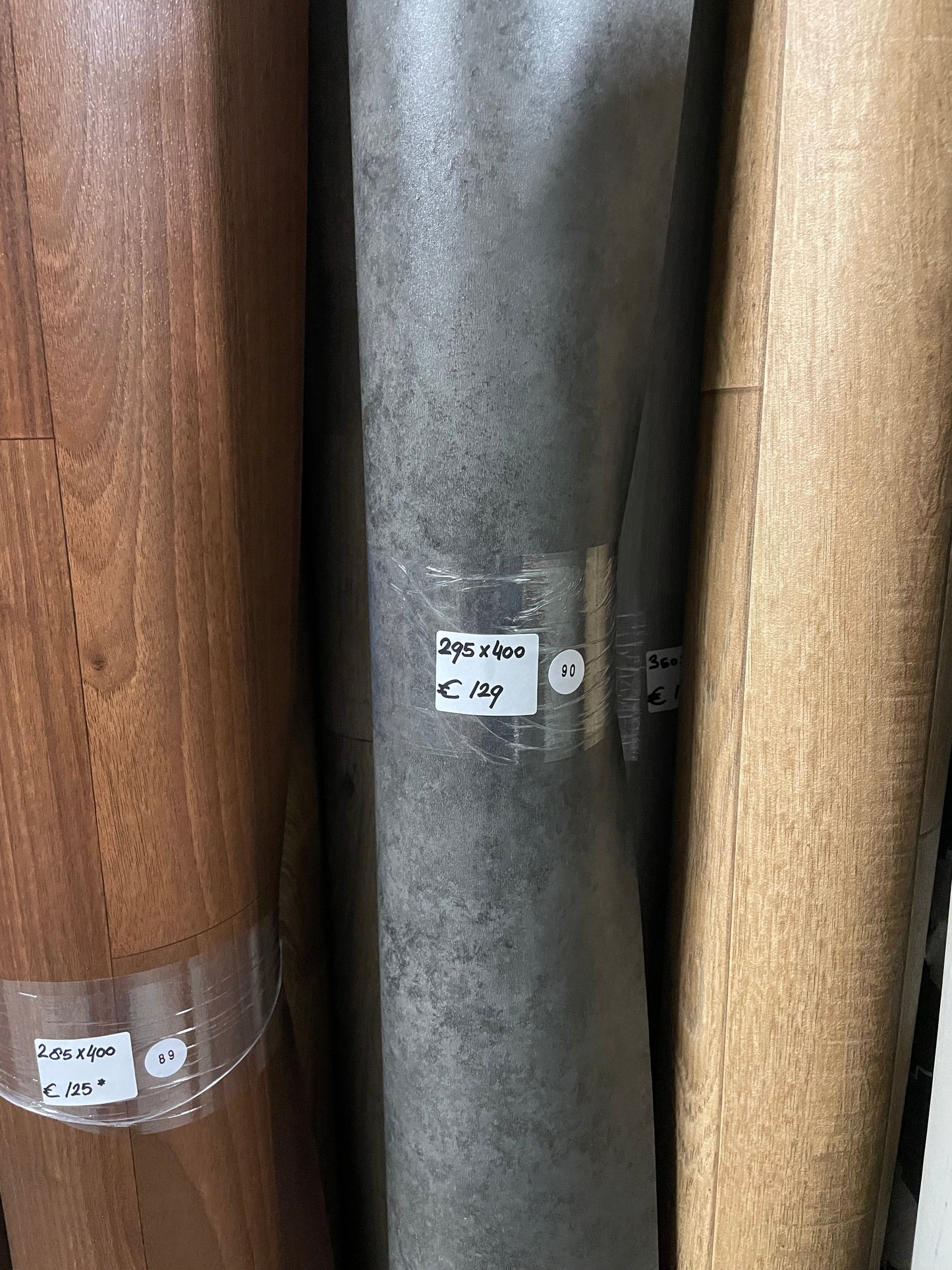 Antraciet Egaal Betonlook Vinyl Restpartij | 2,95x4,00mtr - Vinylrestpartij.nl 