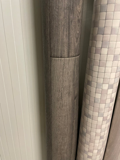 Antraciet Eiken Vinyl Restpartij |3,40x4,00mtr - Vinylrestpartij.nl 