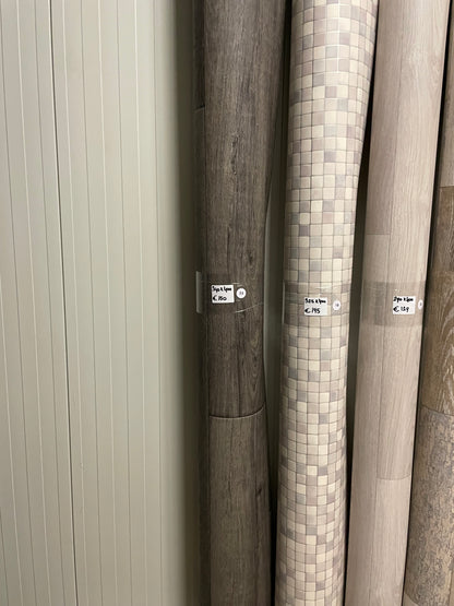 Antraciet Eiken Vinyl Restpartij |3,40x4,00mtr - Vinylrestpartij.nl 