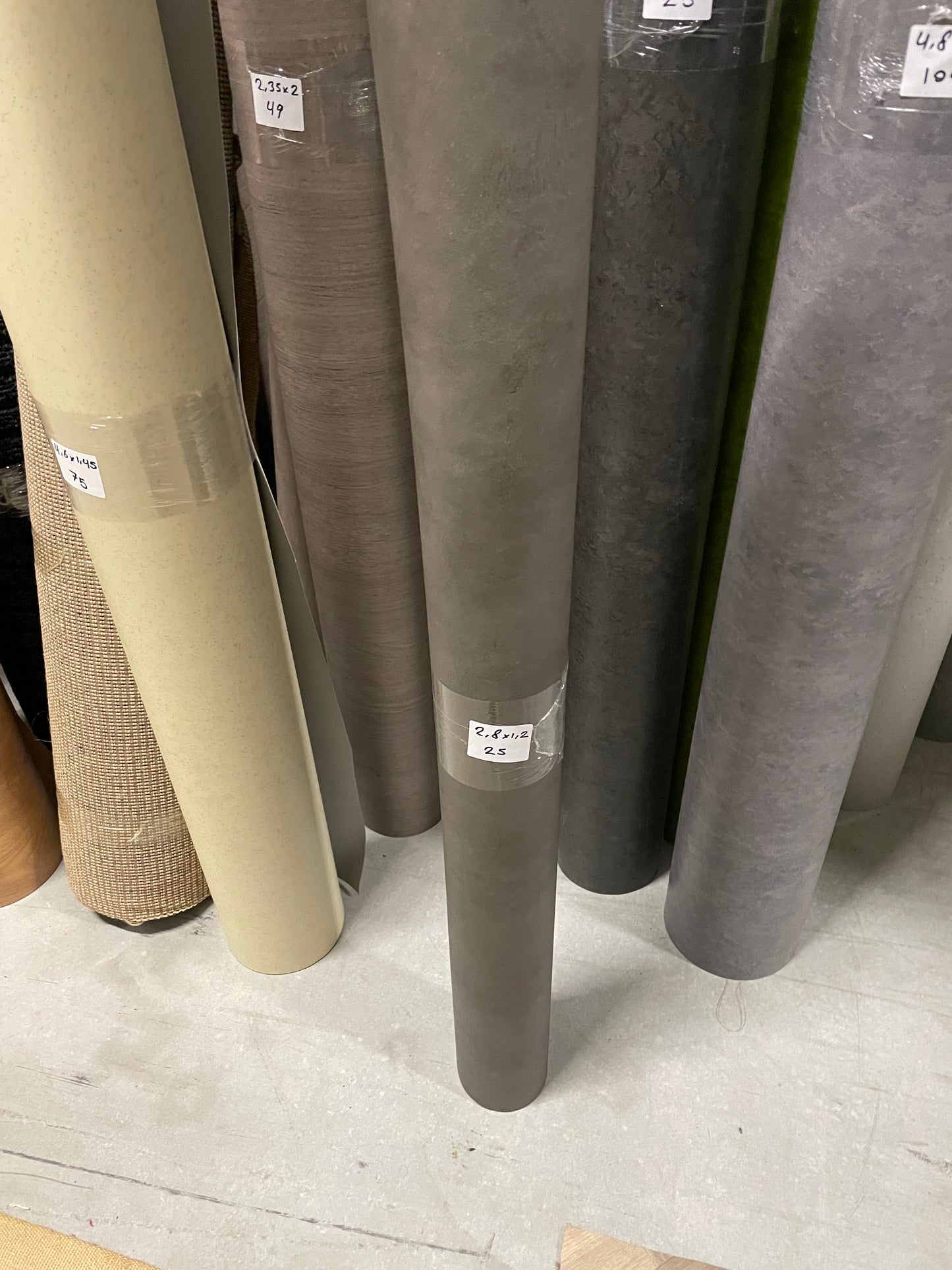 Antraciet Leisteen Vinyl Restpartij | 1,20x2,80mtr - Vinylrestpartij.nl 