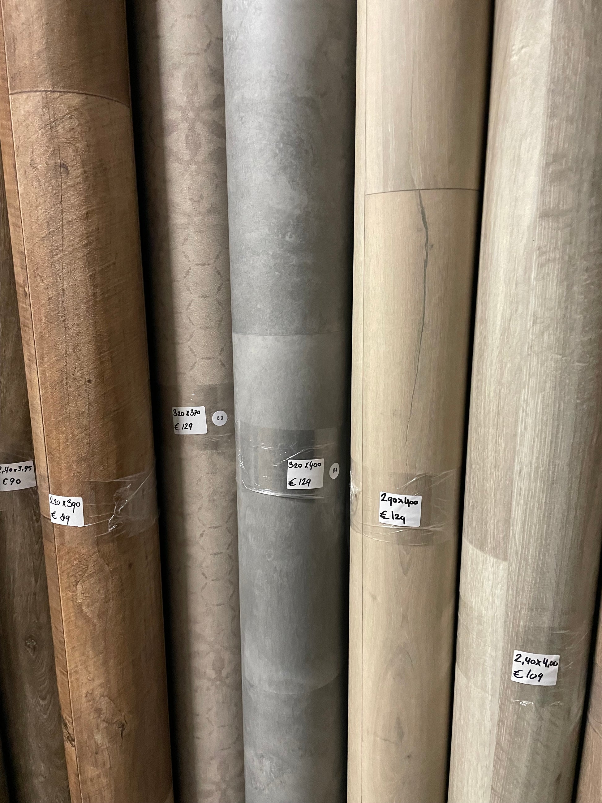 Antraciet Tegelmotief Vinyl Restpartij | 3,20x4,00mtr - Vinylrestpartij.nl 