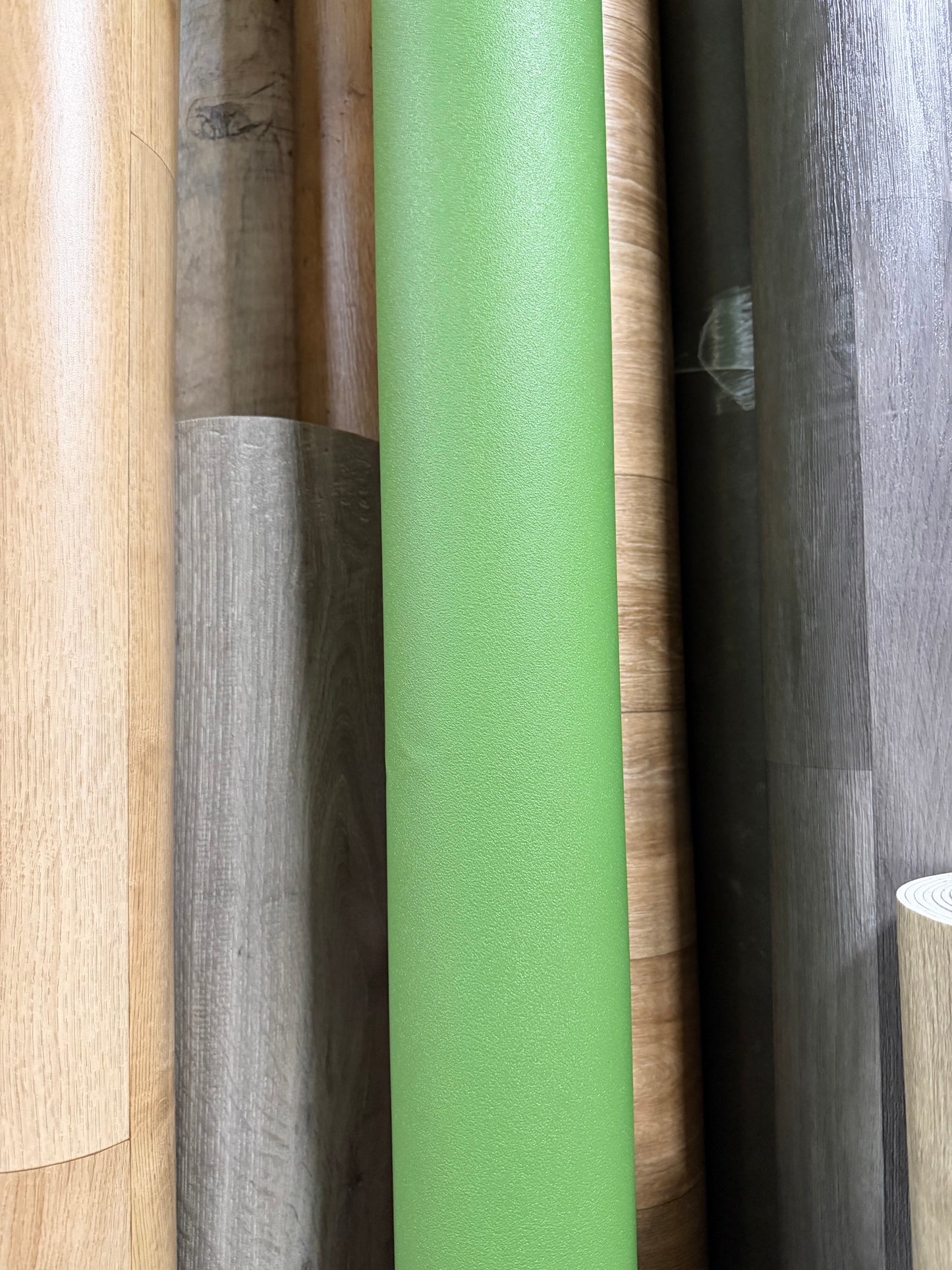 Groen Vinyl Restpartij | 3,30x4,00mtr