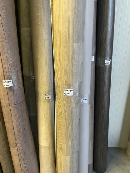 Naturel Noestarm Eiken Vinyl Restpartij | 2,30x4,00mtr