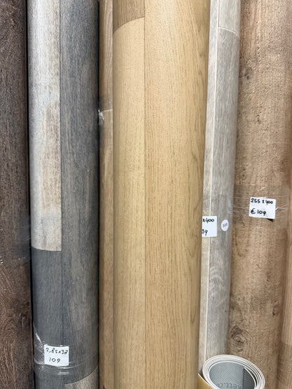 Warm Naturel Eiken Vinyl Restpartij | 2,35x3,85 (9,0m2) | Met Viltrug