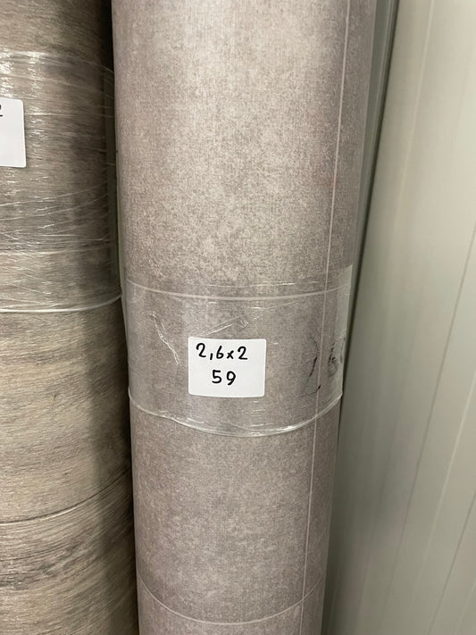 Grijs Tegelmotief Betonlook Vinyl Restpartij | 2,00x2,60mtr
