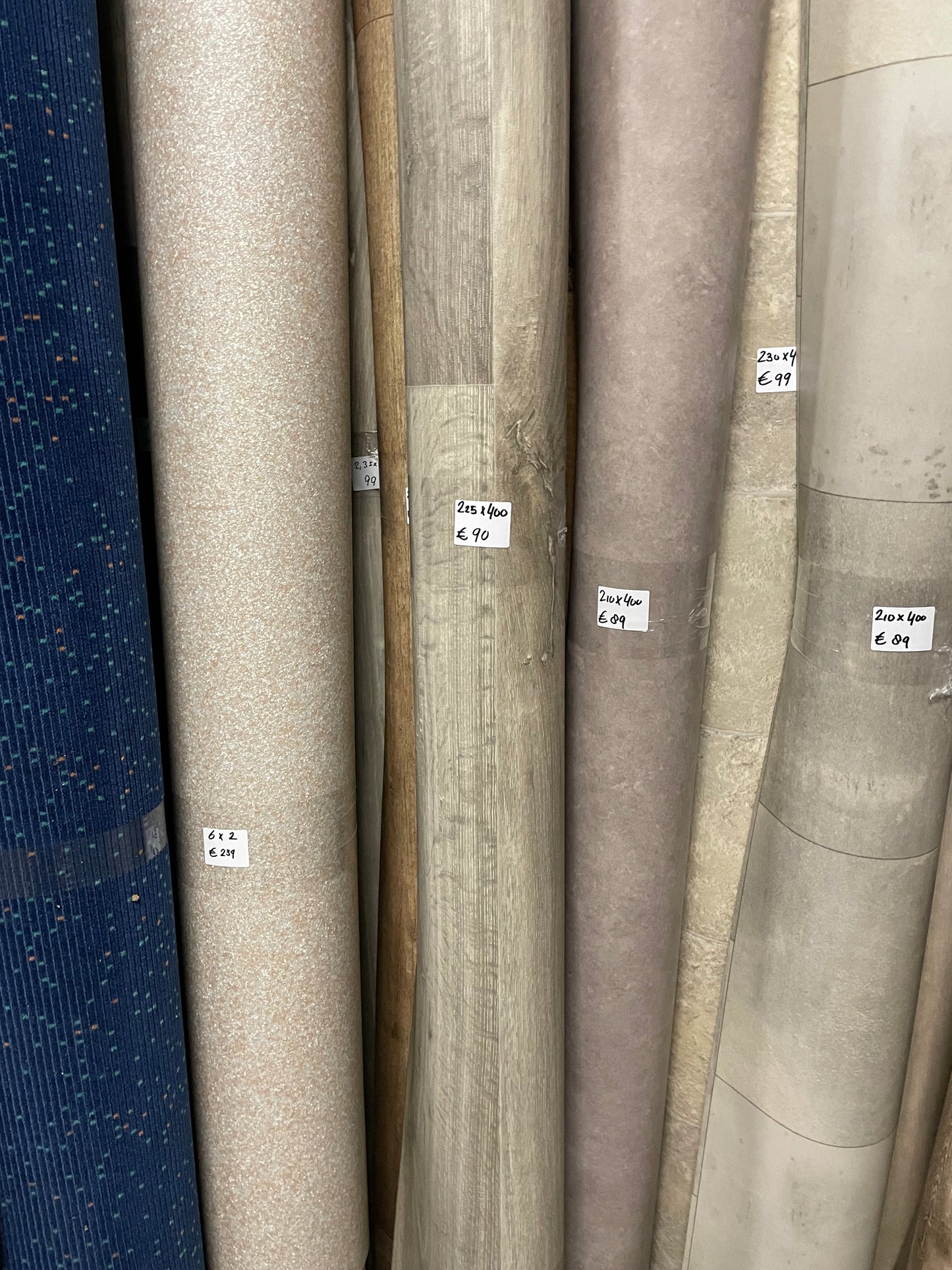 Grijsbruin Vinyl Restpartij | 2,25x4,00mtr