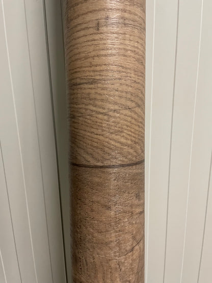Donker Bruin Verouderd Eiken Vinyl Restpartij | 2,00x2,25mtr