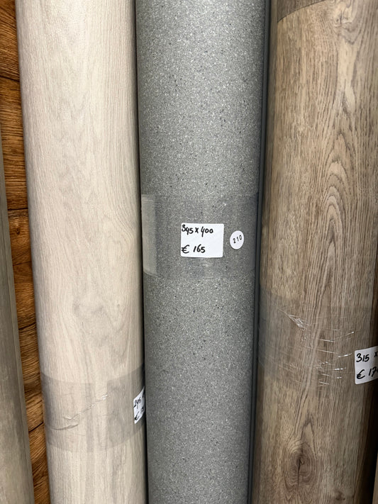 Grijs Granito Vinyl Restpartij |
3,45x4,00mtr